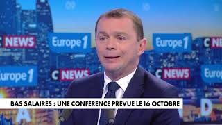 Olivier Dussopt confirme la tenue de la conférence sociale sur les bas salaires le 16 octobre