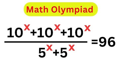 Germany | A Nice Exponential Fraction Simplification Math | Math Olympiad