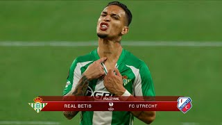Antony Is Invincible 2-1 Real Betis Vs Fc Utrecht Full Highlights All Goals Europa League 202526