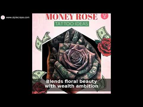 Top 80 Money Rose Tattoo Ideas for Prosperity & Style