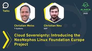 ALASCA Summit 2025 - Cloud Sovereignty: Introducing the NeoNephos Linux Foundation Europe Project