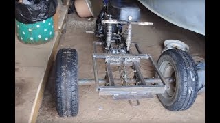 Трицикл из мопеда Альфа (своими руками).
