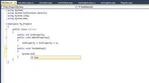 ASP.NET 4.0 Essential Skills Lesson 6-3: Use the .NET library