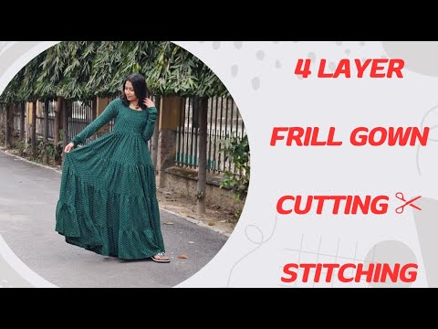 Baby Frock Cutting and stitching with Frill Sleeves Very Easy - YouTube