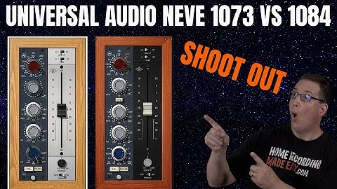 유니버설 오디오 Neve 1073 vs 1084 프리앰프/EQ
