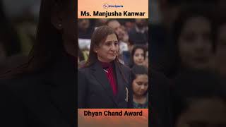 Ms Manjusha Kanwar (Badminton) conferred with Major Dhyan Chand Award for Lifetime Achievement