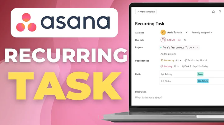 How To Make A Recurring Task In Asana | Quick Tutorial