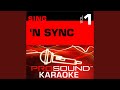 This I Promise You (Karaoke with Background Vocals) (In the Style of N Sync)