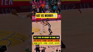 Kat Cancelled Out Wemby In Game 1