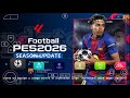 eFootball PES 2026 PPSSPP Android Offline Full Update 