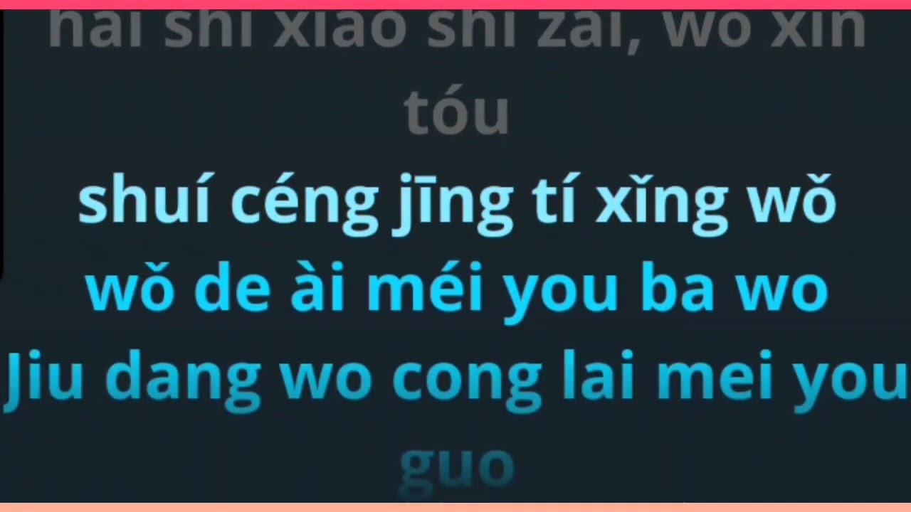 Wang Le Ni Wang Le Wo 忘了你忘了我 by Vivian Qiu female karaoke