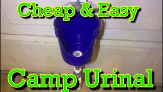 DIY Camp or Outdoor Urinal