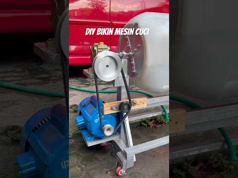Membuat mesin cucu sederhana #diy #mesincuci