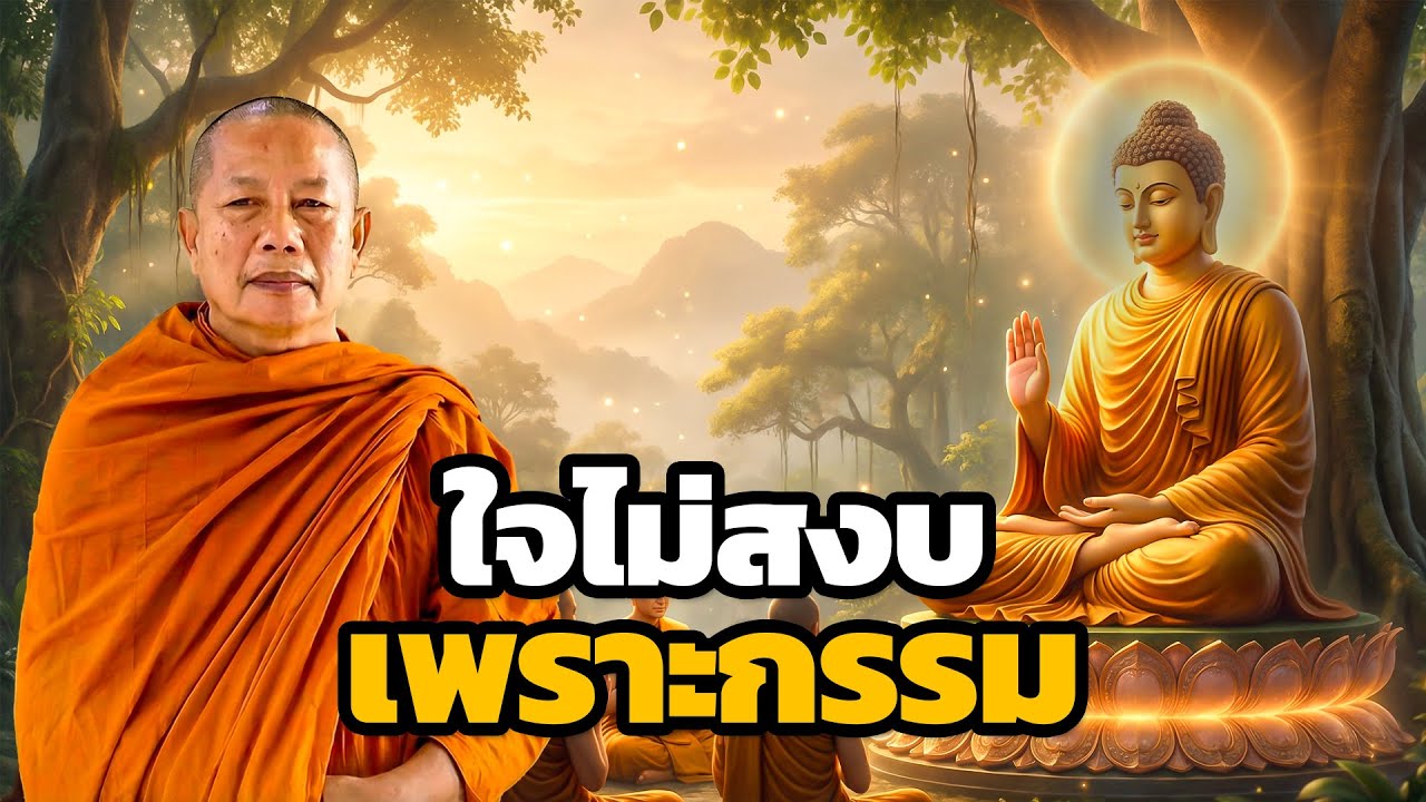 ใจไม่สงบ เพราะกรรม ธรรมะคลายทุกข์ พระมหาบุญช่วย ปัญญาวชิโร