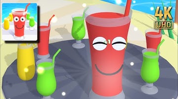 Juice Run - All Levels Gameplay iOS and Android (Levels 17-18) Ultra HD 4K