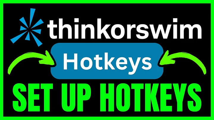 How To SET UP HOTKEYS On ThinkorSwim (QUICK & EASY) 2025