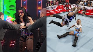 WWE 2K24 - RHEA RIPLEY ATTACKS LIV MORGAN + PIPER NIVEN VS LIV MORGAN | RAW