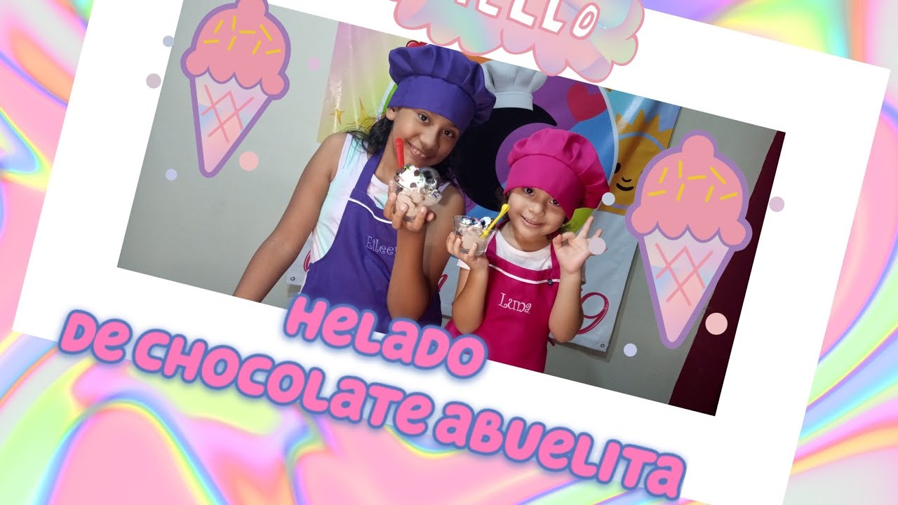 Helado de chocolate abuelita con 2 ingredientes / Cocina con Luna 419