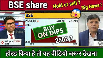 BSE share latest news,Buy or sell?Future Analysis,NSDL,CDSL,BSE LTD share news,Target 2030,NSE IPO