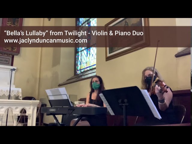 Bella’s Lullaby - Violin & Piano Cover - from Twilight Soundtrack - Micro Wedding 2020