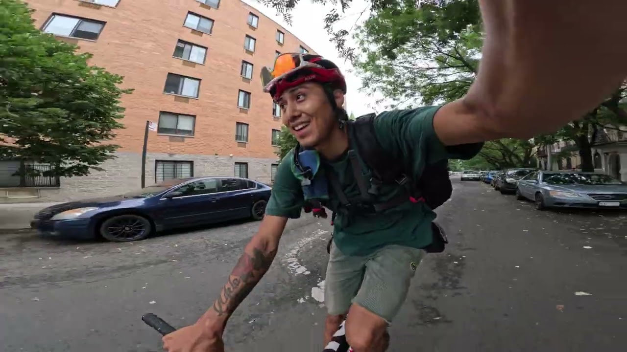 FIXED GEAR | BACK OUTSIDE ON MY TRACK BIKE (Bike DELIVERIES) in NYC