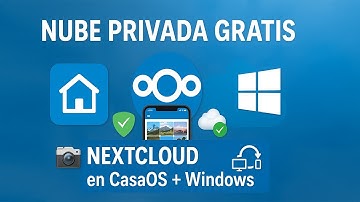 ¡Crea tu propia NUBE con Nextcloud! Instalación en CasaOS + Cliente Windows ⚡