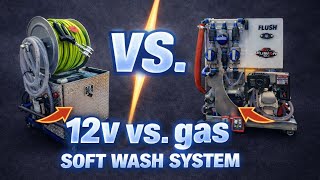 12V Vs. Gas Soft Wash System Full Breakdown