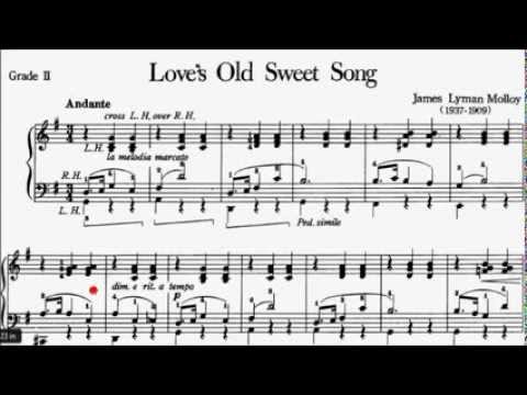piano pieces for children grade 2 no 19 molloy loves old sweet song loves old sweet song sheet music