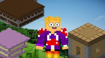 Minecraft BUT Random Structures Spawn Every Minute