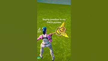 Saying goodbye to my fncs pickaxe 😢😭