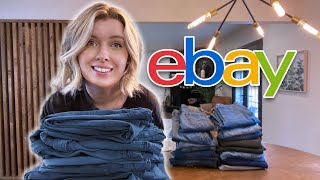 I work from home selling jeans on eBay  day in the life