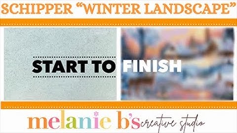 START TO FINISH PAINT BY NUMBERS PBN | SCHIPPER "WINTER LANDSCAPE" Painting Kit | PAINT WITH ME