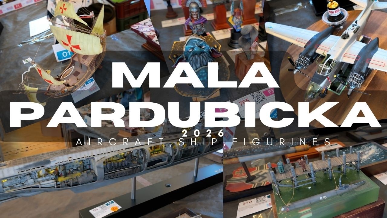 Ship, Figurines and Various Aircraft Models on Mala Pardubicka 2026