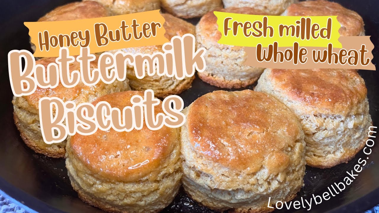 Easy Homemade Fresh Milled Buttermilk Biscuit Recipe