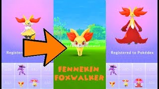 Pokemon Go Fennekin Catch Braixen-Delphox Evolutions