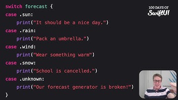 How to use switch statements to check multiple conditions – Swift for Complete Beginners