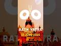 Rathyatra 2025 #shorts #rathyatra #jagannath #puri #2025 #bahudayatra #gundichatemple #mausi
