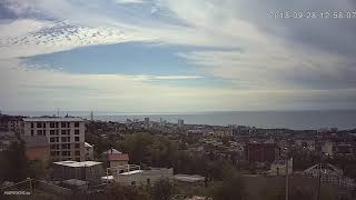 Timelapse Sochi - 1 Day In 1 Minute. 28.09.2018