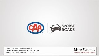 Voting Now Open for 15th Annual CAA Worst Roads Campaign