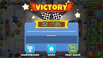 BTD6 Race #55 "Snow Laughing Matter" in 2:17.85 (4th Place)