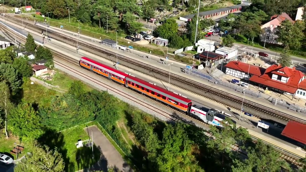 Lokomotywa wodorowa PESA w akcji na Helu
