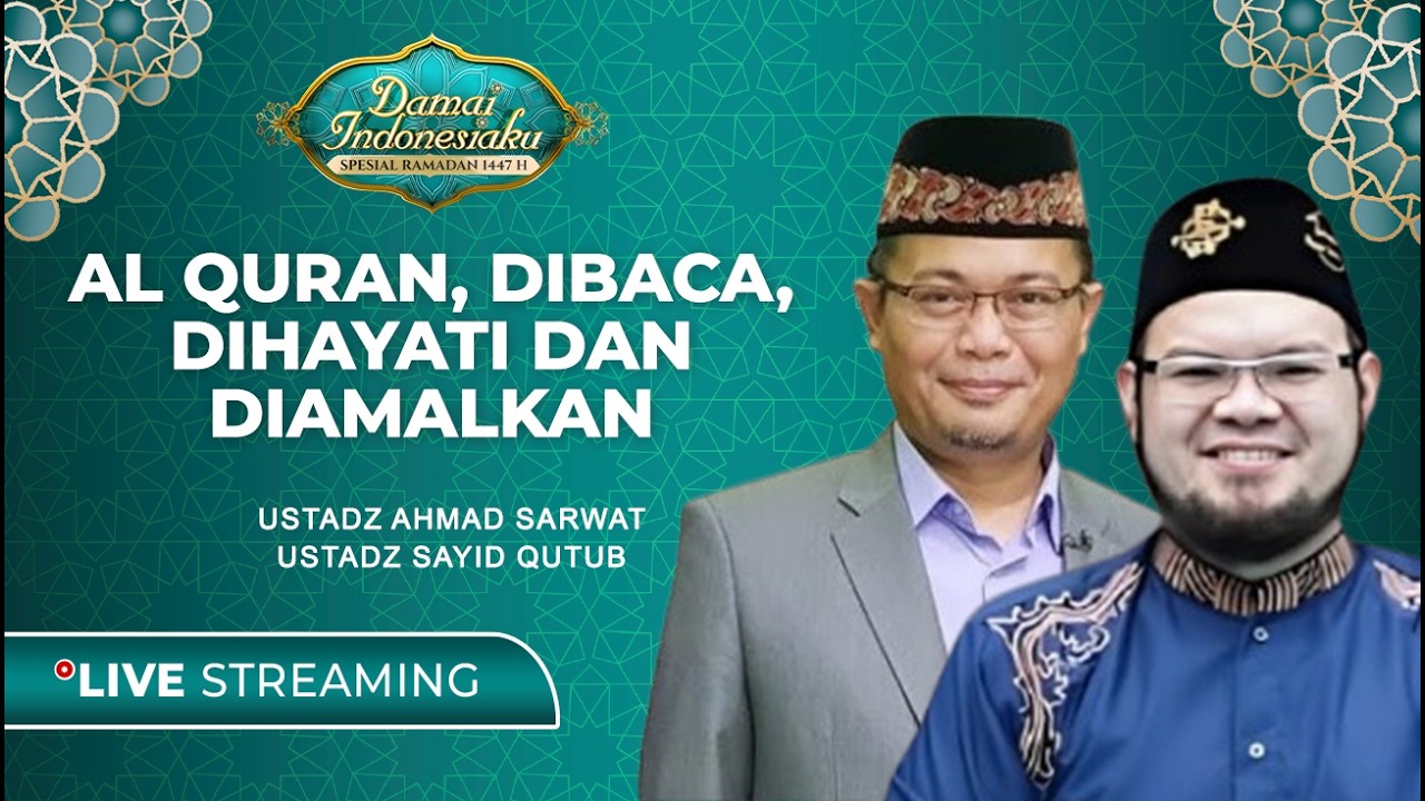 [LIVE STREAMING] Al Quran, Dibaca, Dihayati dan Diamalkan | Damai Indonesiaku tvOne