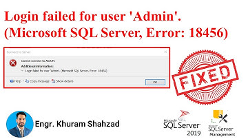 Login failed for user 