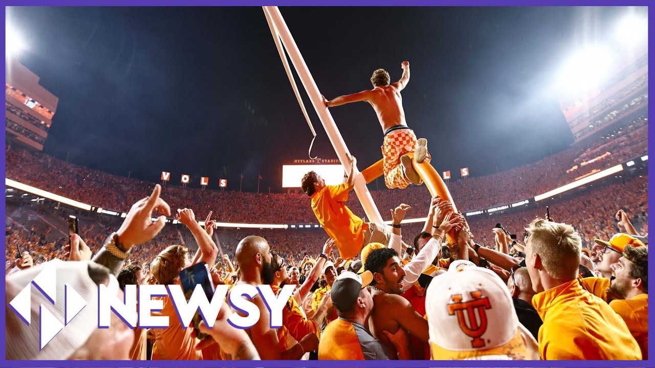 SEC Fines Univ. Of Tennessee 100K After Goal Post Tear Down And River