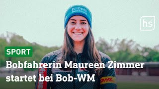 Bobfahren bei der Eintracht? Maureen Zimmer startet durch | hessenschau