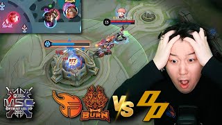 Gosu General&#39;s Reaction to MSC BXF VS OP | Mobile Legends