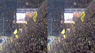 Borussia Dortmund vs GE Die Fans beim 2:0 in 3D HD