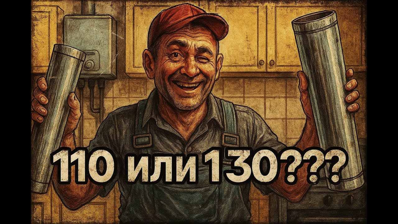 Дымоход какого диаметра ставить на колонку???