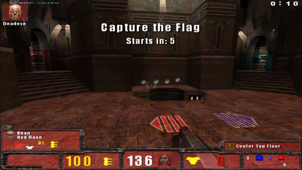 Quake 3 Team Arena Capture the Flag (Fallen Bunker) YouTube