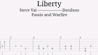 Steve Vai  Liberty Guitar Tab